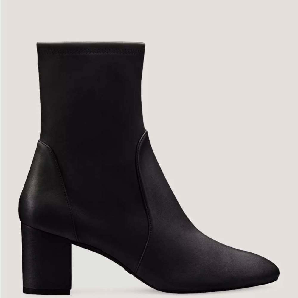 Stuart Weitzman Leather Yuliana Block Heel Bootie size 11